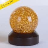 Unique Crystal Home Decoration Gold Foil Snowball Gifts Idea