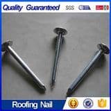 Plain / Galvanized Roofing Nail with Smooth Shank
