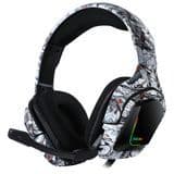 Onikuma K20 Camo Fone De Ouvido Casque Gamer Surround Sound Computer PS5 Microphone Wired 7.1 Gaming Headset