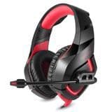 Onikuma K1-B Noise Cancelling Computer RGB Microphone USB Gamer Wired Gaming Headset Headphone