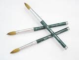Professional Crystal Nail Brush with Mink Hair or Synthetic Hair