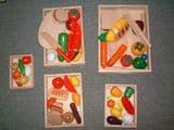 Wooden Toys - Fruits & Breads