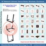 19inch Open Frame Network Rack / Open Stand-Floor or Desktop Rack Equipment Frame 6u/8u/10u/12u