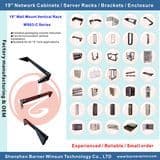 19inch Foldable Wall Mount Network Bracket / Vertical Rack / Horizontal Rack / Table Rack Ws03-C