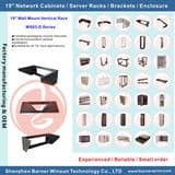 19inch Vertical Wall Mount Open Rack / 4u Wall Mount Open Bracket 6u