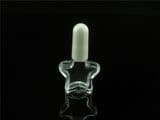 10ml Star Shape Glass Nail Polish Bottle with Cap and Brush