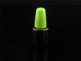 Black Colored Glass Nail Polish Bottle with Top and Brush