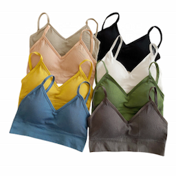 Wholesale Sport OEM Customized Adult Back Cross Fitness Backless Padded Seamless Sports Bra Top Women Running Gym Yoga Tops Bra
