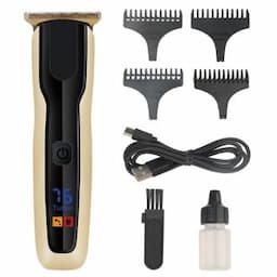 Hot Sale Cutting Shaving Machine with Digital Display Waterproof Men's Electric Hair Clipper Trimmer Razor