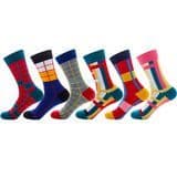 Custom Manufacturer Happy Fashion Men Socks