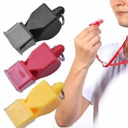 Wholesale Soccer Referee Whistle Personalized Logo ABS Professional Sports Safety Whistle