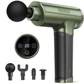2022 heat full body deep tissue massage pistol mini massage gun message gun dropshipping percussion 30 speed muscle massage gun