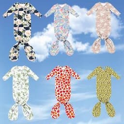 Valentine's Day red hearts newborn baby sleeping bag buttons infant sleep bag boutique toddlers knot gown night clothes