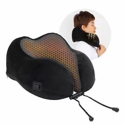 Customization smart memory foam cervical heating neck pillow pain relief pillow for car home office pillow