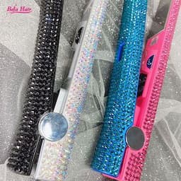Hair Dryer Brush Hair Straightener,Hair Style Tools,Diamond Flat Irons