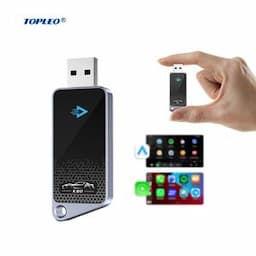 Topleo wireless carplay ai box car radio dongle voice control portable wireless carplay wireless auto carplay adapter