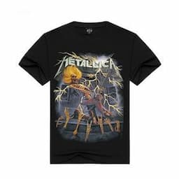 Hot Sales Rock Style Skull Print Fashion Clothing Cotton Short Sleeve Plus Size T-Shirts Men Fashionable