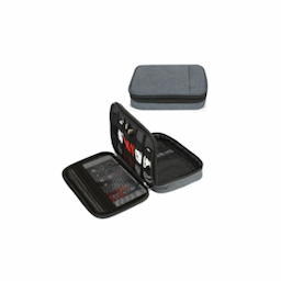 Travel Cable Organizer Bag Pouch Portable Waterproof Double Layers Electronic Accessories Carry Case