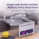 Electricity Powered ETL Certificate Approved OEM ODM New Design Factory Made Fast Food Equipment Pressure Fryer Machine