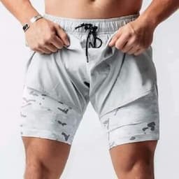Custom Logo Men's Summer Quick Dry Beach Wear Swimming Shorts Swim Trunks for Men mens white shorts