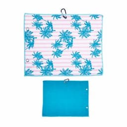 oem manufacture recycled material large sublimation golf towels with logo custom printed