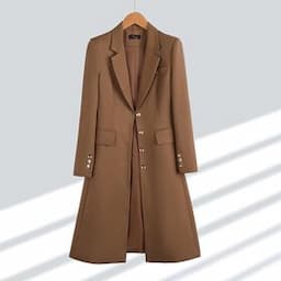 New oversized women's coat single breasted women's suit coat