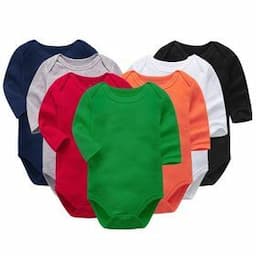 Wholesale Baby Clothes Romper Plain Custom Logo Print Short Sleeve Organic Cotton Baby Onesie