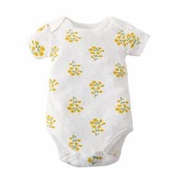 Factory Direct Sales Newborn Infant Toddler Bodysuit Short Sleeve 5 Piece Set Sleep Suit Wholesale Baby Romper Baby Clothes