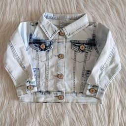 Autumn colorful Fashion design buttoned pocket kids denim coats clothing baby girls children's jacket wholesale