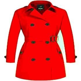 Customising Fashionable women Trench coat good quality bulk manufacturing and exporting Daisy apparel in India