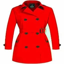 Customising Fashionable women Trench coat good quality bulk manufacturing and exporting Daisy apparel in India