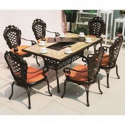 Outdoor garden patio outdoor park bar restaurant table and chair set