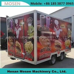Factory Supply Cheap Mobile Food Cart/Mini Food Trailer/Fast Food Truck