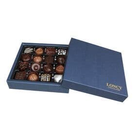 Custom logo shipping chocolate gift box lid and base paper food hamper packaging boxPopular