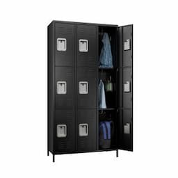 9 Door Metal Storage Locker Cabinet Gym Locker Metal Storage Locker