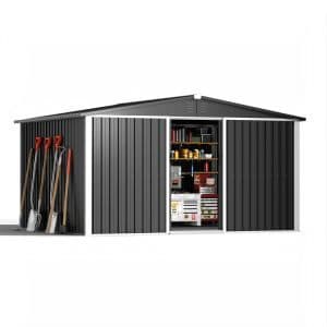 Storage Shed Garden House Outdoor Metal Shed Backyard Storage