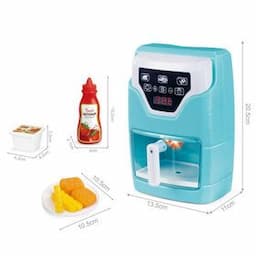 Wholesale Children Plastic Simulation Kitchen Cooking Toy Set Mini Electric Air Fryer Toys Kitchen Toys For Girls Kids