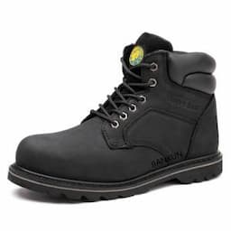 CE Men Genuine Leather Steel Toe Safety Work Boots Shoes Safety Footwear