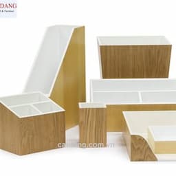 Wooden Desk Organizer Set