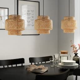Bamboo pendant lamp