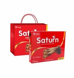 Saturn Chocolate Flavor Cream Filled Wafer