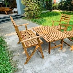 Outdoor and Indoor Wood Furniture