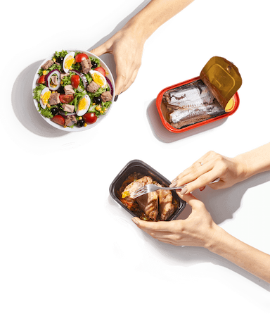 Canned seafood