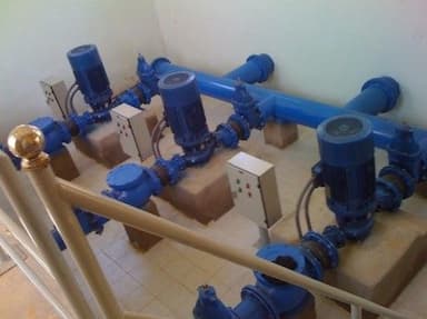 Water supply and drainage pump