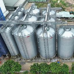 grain storage silos