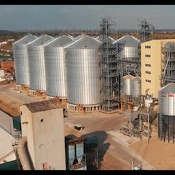 grain storage silos