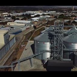 grain storage silos