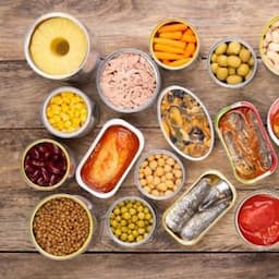 Canned seafood