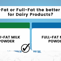 Low-Fat and Full-Fat Milk Powder