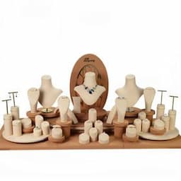 2021 Manufacturer Custom Logo PU Leather Ring Earring Necklace Bracelet Pendant Jewelry Display Jewellery Display Stands